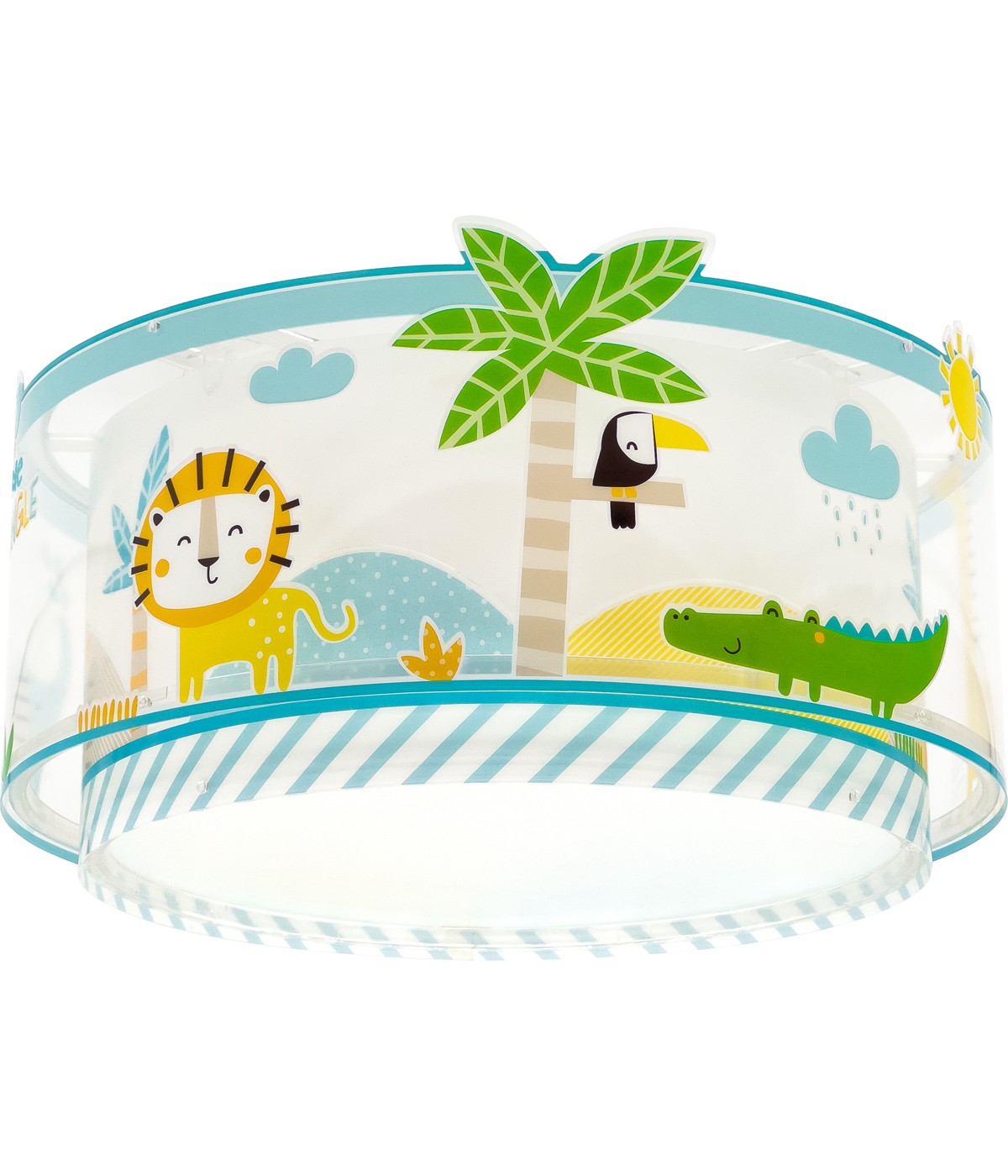 Kinderzimmer Deckenleuchte Little Jungle – Dschungeltiere