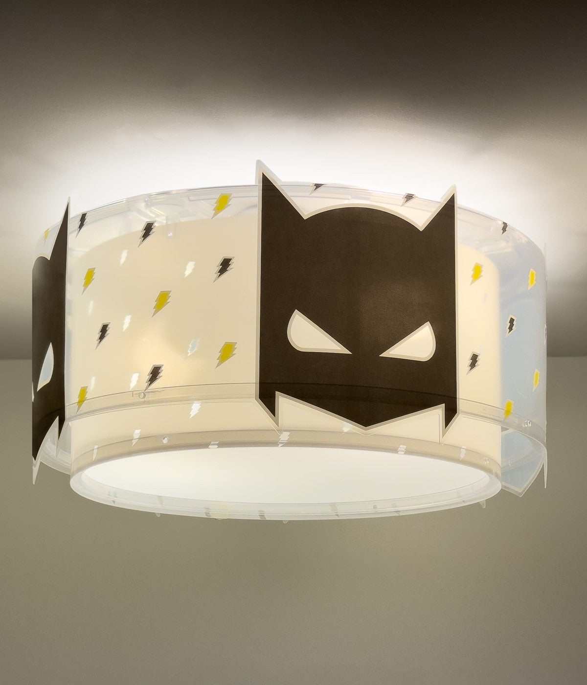 Kinderzimmer Deckenleuchte Dark Hero – Superheld