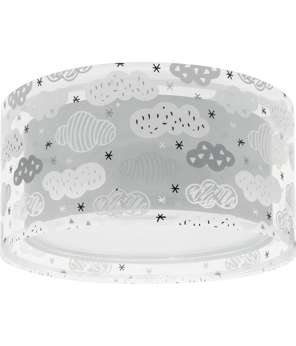 Kinderzimmer Deckenleuchte Clouds – Wolke Grau