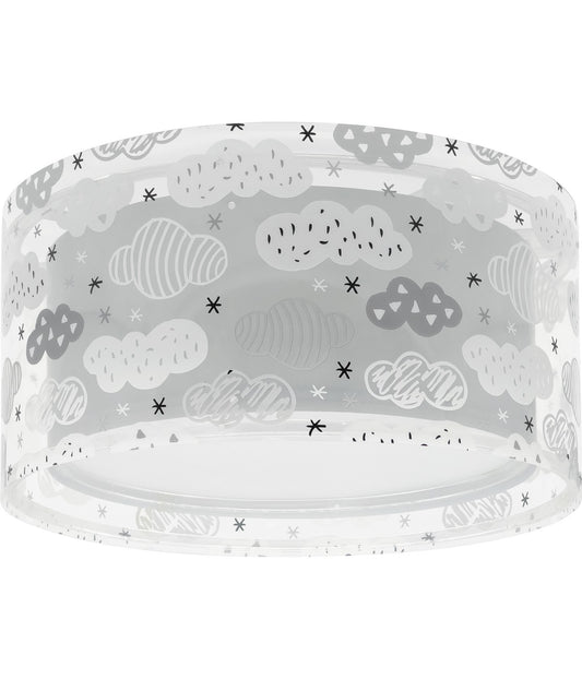 Kinderzimmer Deckenleuchte Clouds – Wolke Grau
