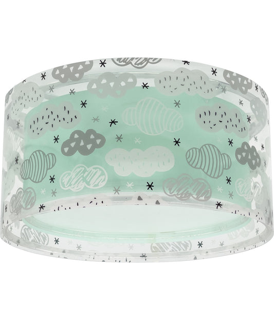 Kinderzimmer Deckenleuchte Clouds – Wolke Grün