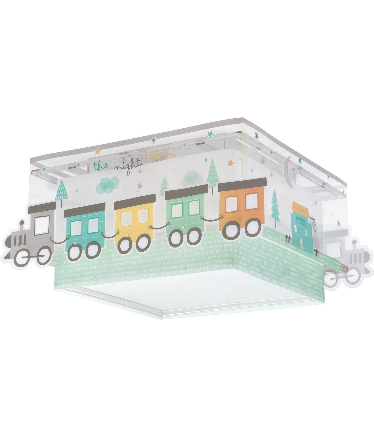 Kinderzimmer Deckenleuchte The Night Train – Bunter Zug