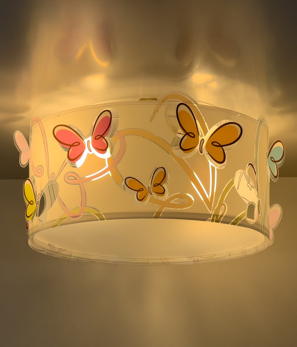 Kinderzimmer Deckenleuchte Butterfly – Bunte Schmetterlinge