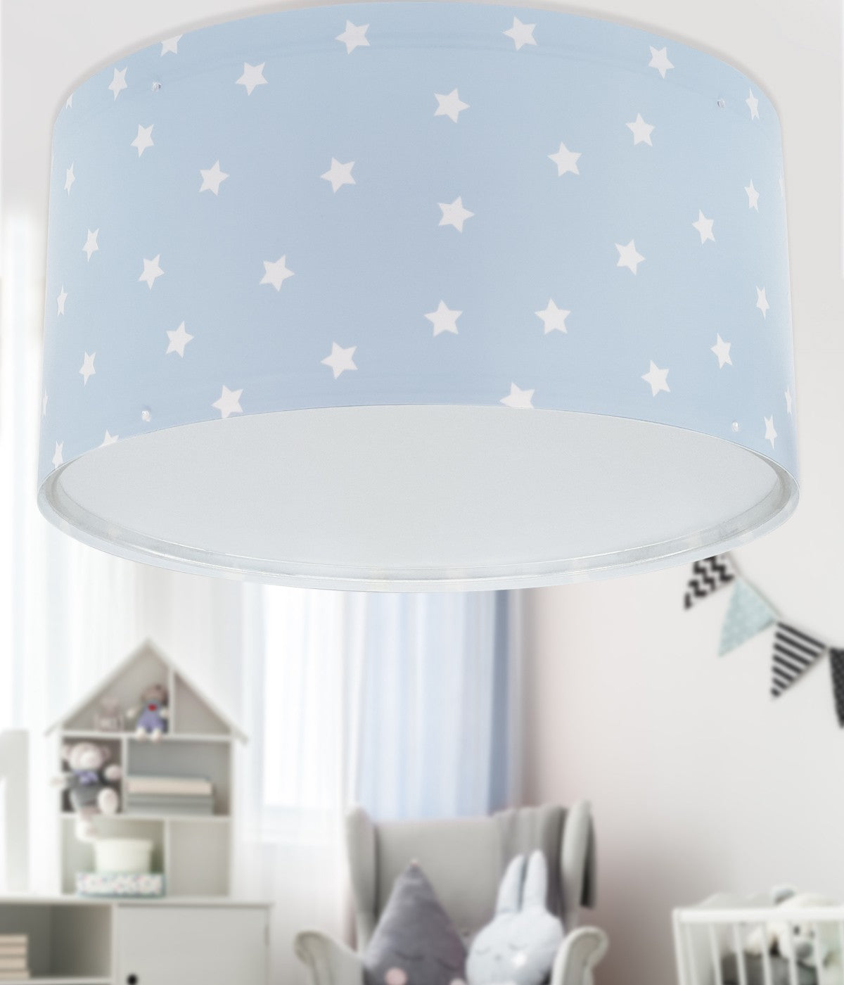 Kinderzimmer Deckenleuchte Star Light – Stern Blau