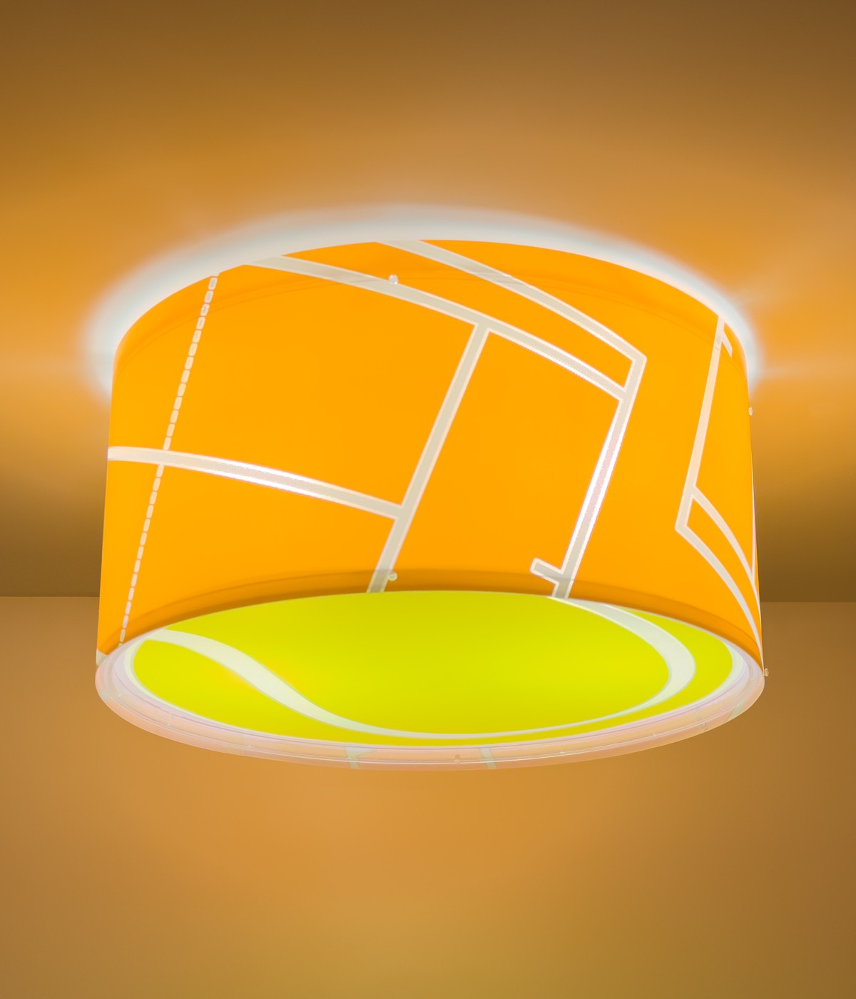 Deckenleuchte Tennis | Orange
