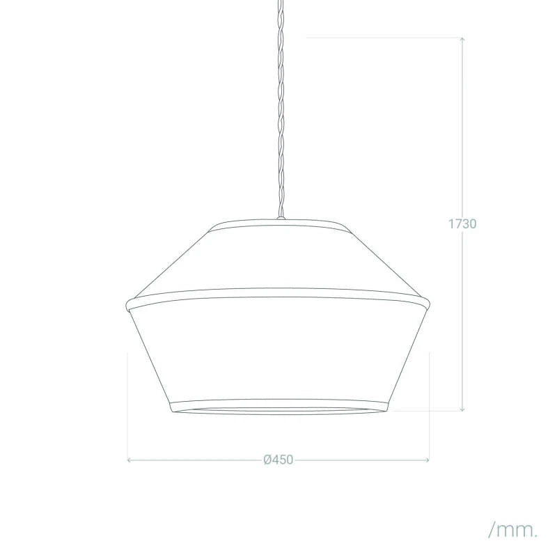 Pendelleuchte Trompa aus Samt | Warmes Licht für Esszimmer
