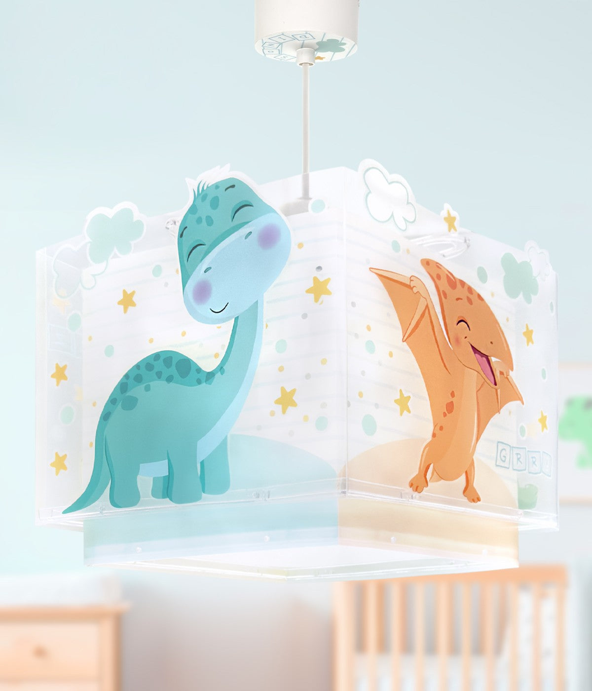 Kinderzimmer Deckenleuchte Baby Dinos – Kleine Dinosaurier