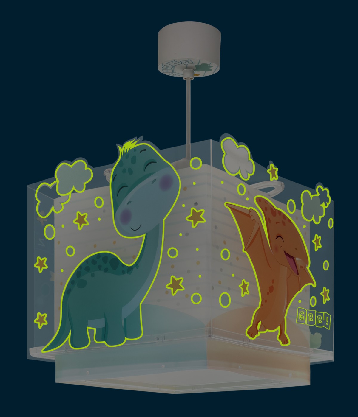 Kinderzimmer Deckenleuchte Baby Dinos – Kleine Dinosaurier
