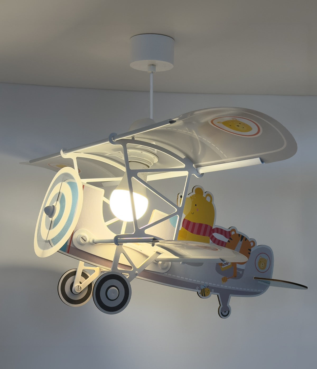 Kinder-Deckenleuchte Little Teddy | Flugzeug