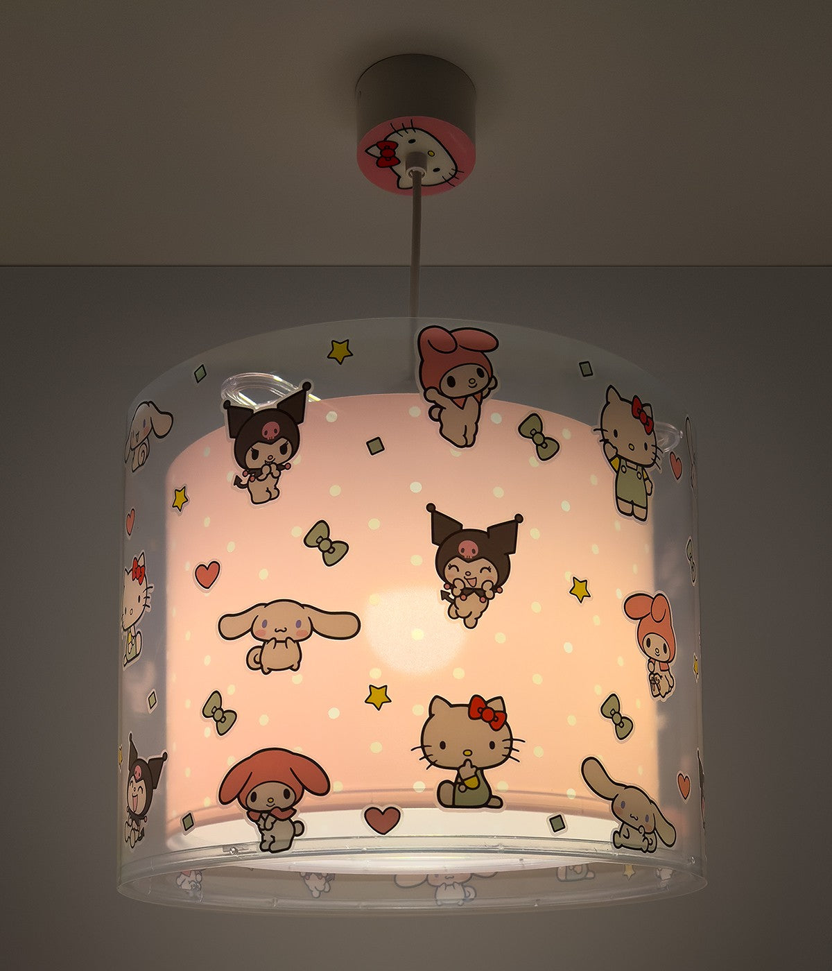 Kinderzimmer Deckenlampe Hello Kitty, Kuromi, My Melody & Cinnamoroll