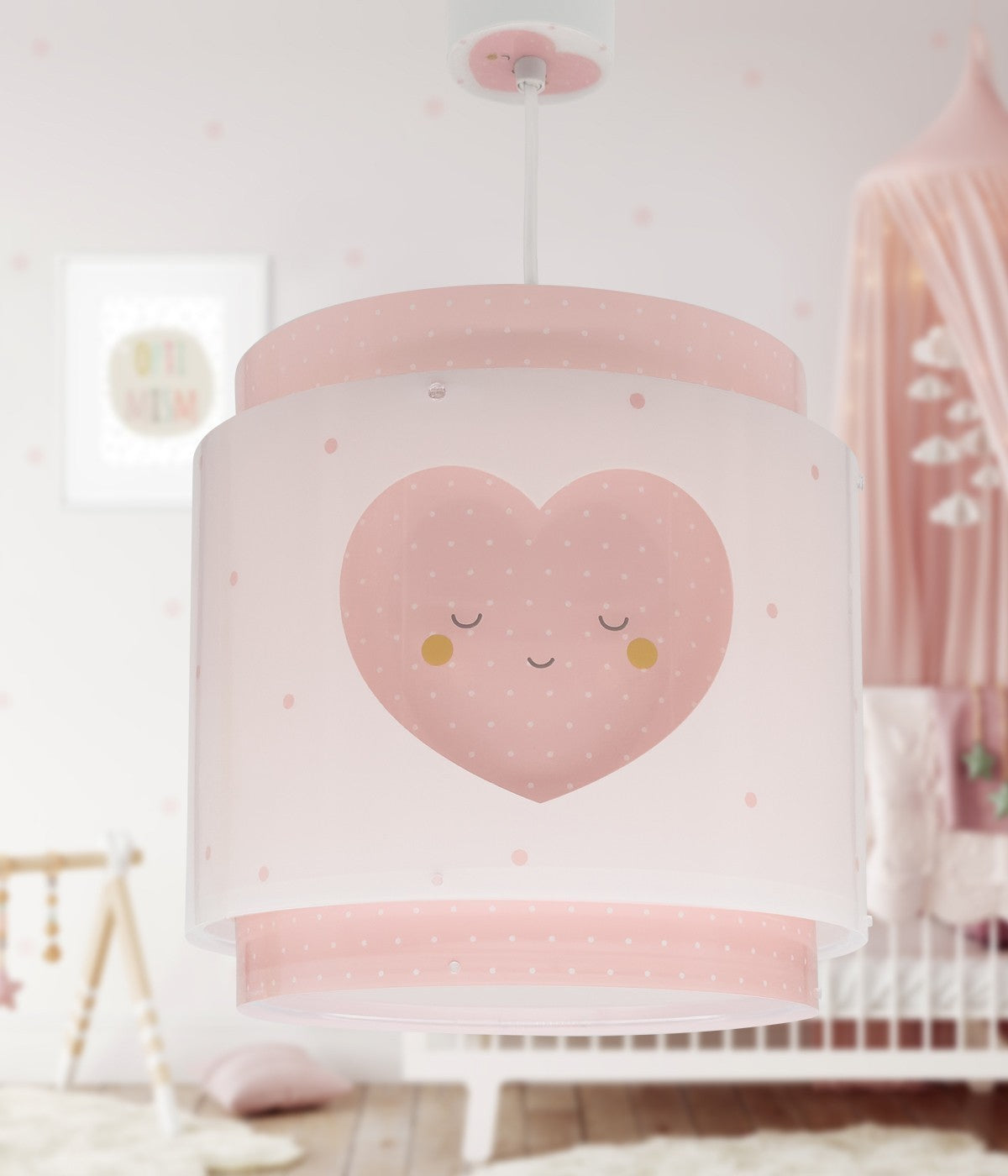 Deckenleuchte Baby Dreams | Herzen Rosa