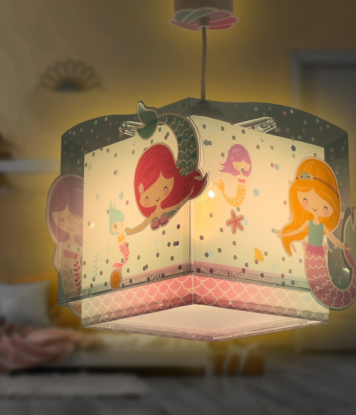 Kinderzimmer Deckenleuchte Mermaids – Meerjungfrauen