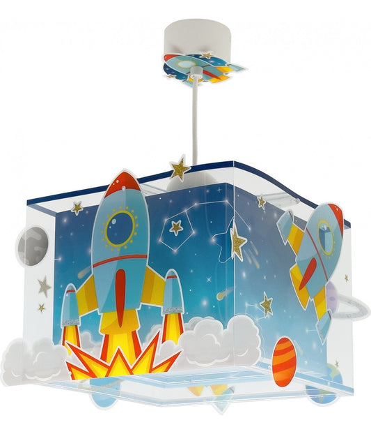 Kinderzimmer Deckenleuchte Rocket – Raketenstart ins Weltall