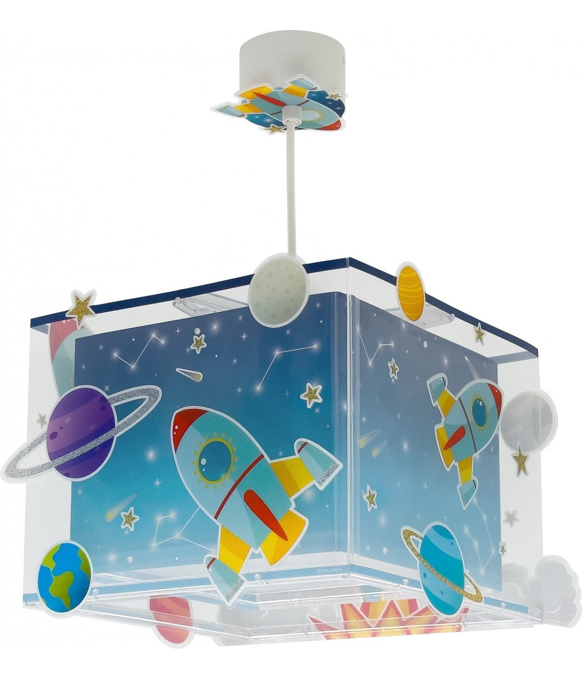 Kinderzimmer Deckenleuchte Rocket – Raketenstart ins Weltall