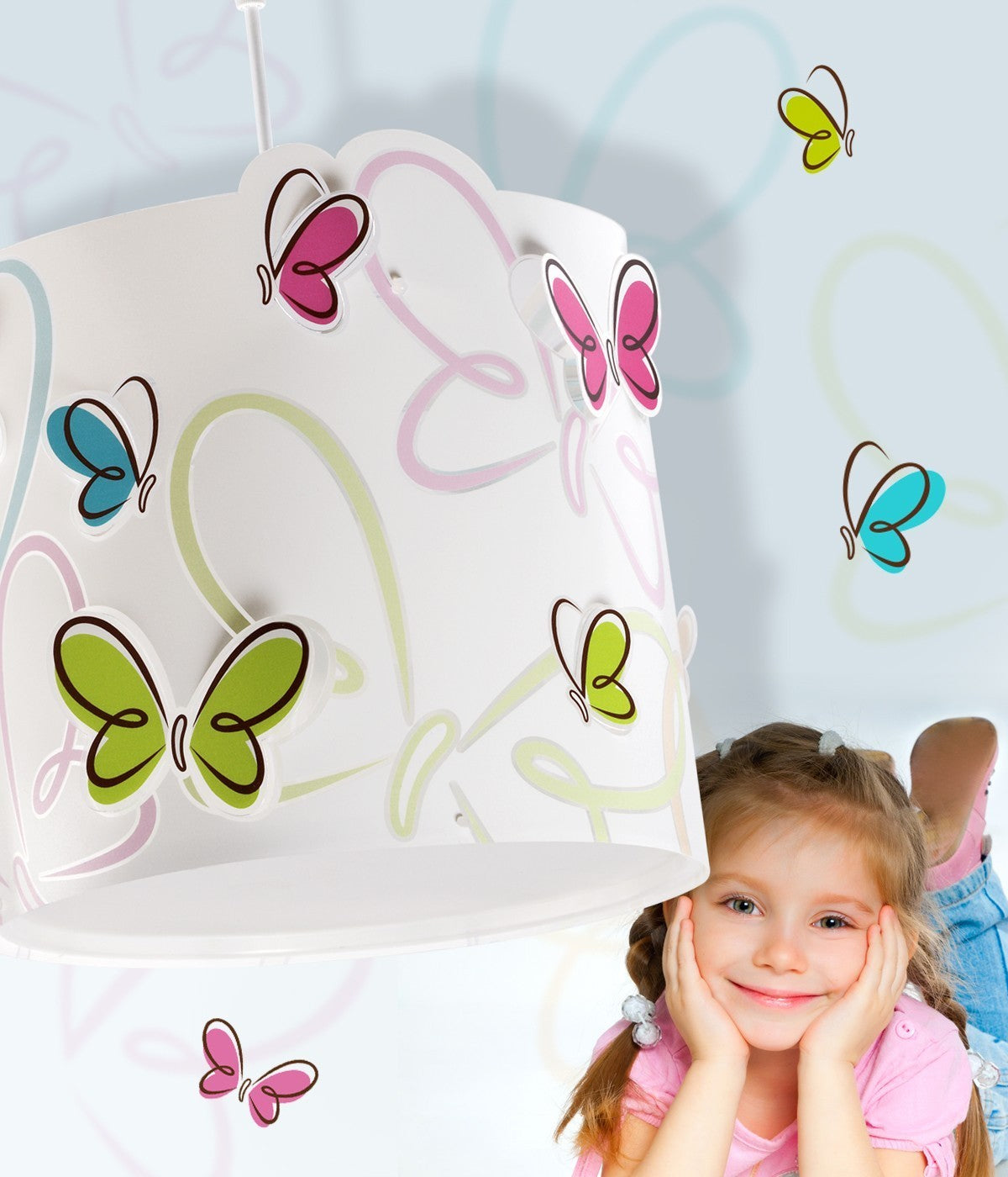 Kinderzimmer Deckenleuchte Butterfly – Schmetterlinge