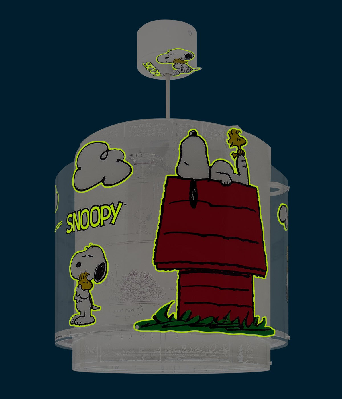 Snoopy- Kinderzimmer- Deckenleuchte für kleine und große Träumer