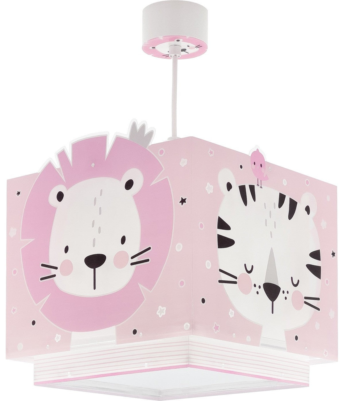 Deckenleuchte Baby Jungle | Waldtiere Rosa