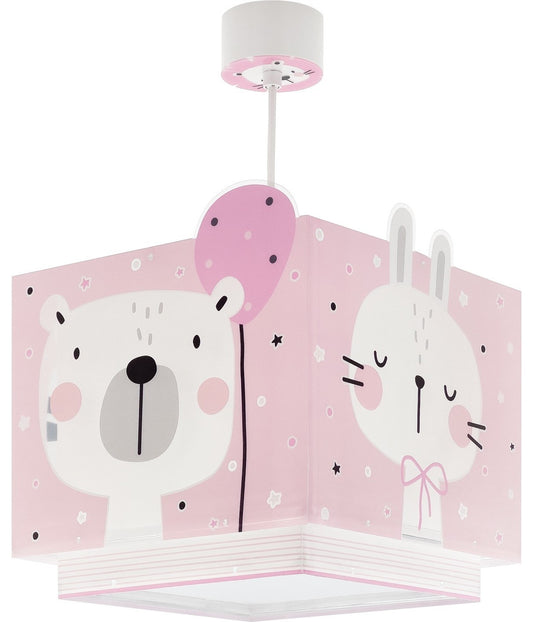 Deckenleuchte Baby Jungle | Waldtiere Rosa