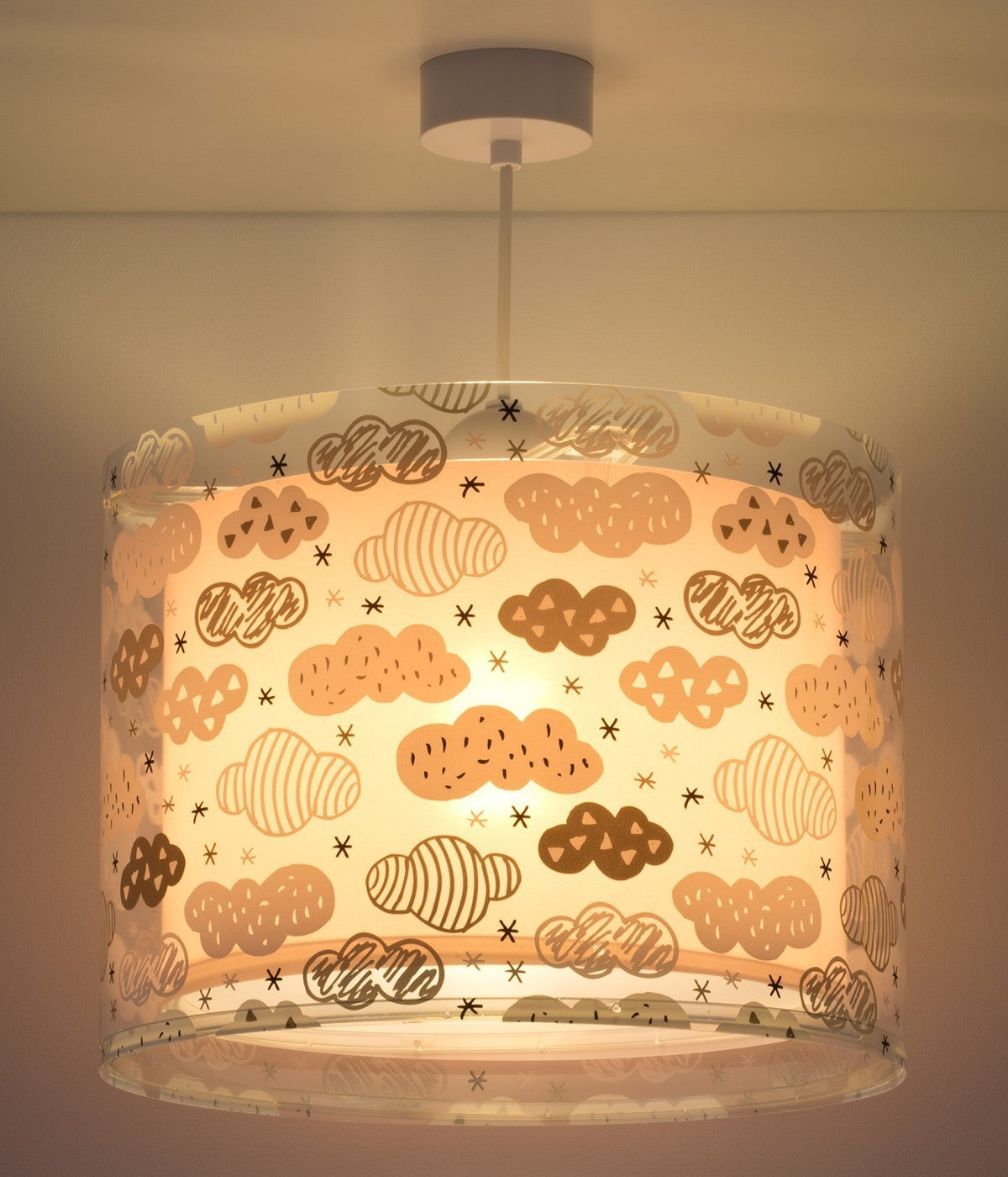 Babyzimmer Deckenleuchte Wolke Rosa
