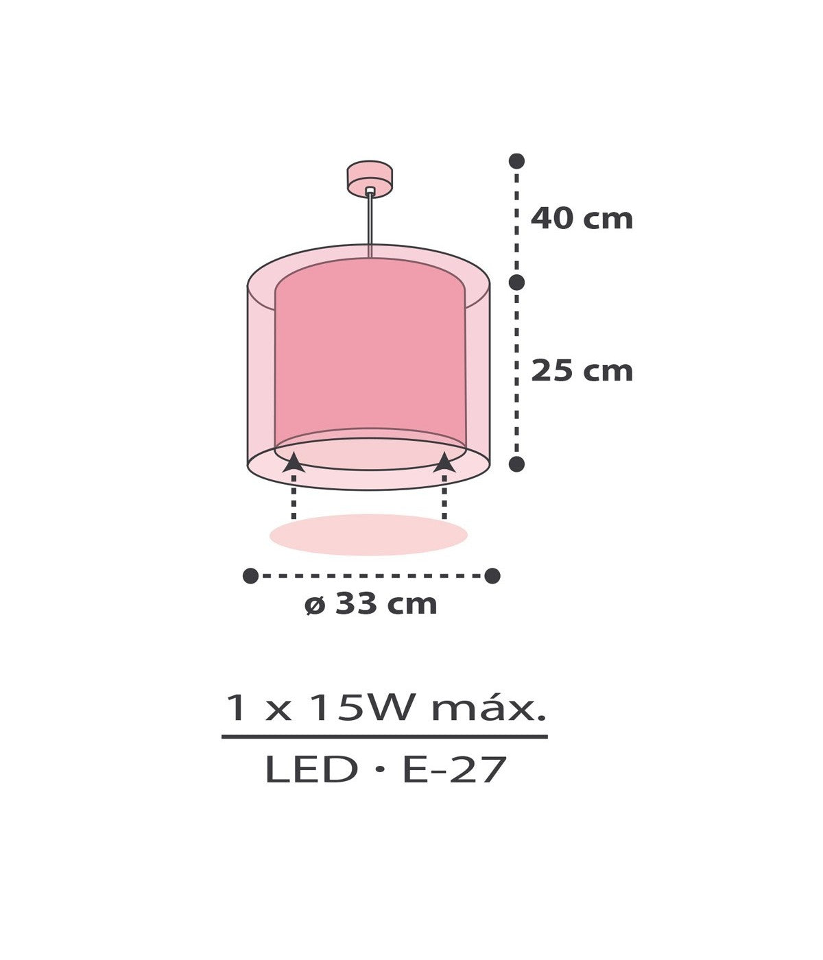 Babyzimmer Deckenleuchte Wolke Rosa
