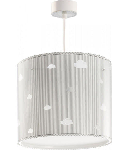 Kinder-Deckenleuchte Sweet Dreams | Wolken Grau