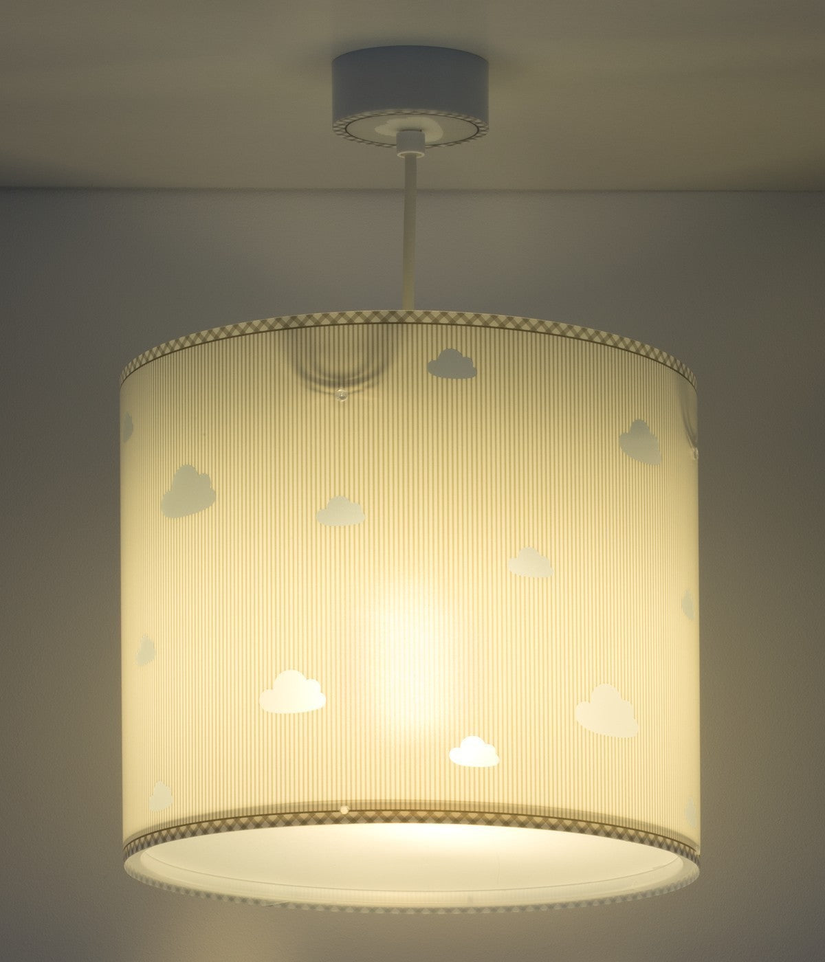 Kinder-Deckenleuchte Sweet Dreams | Wolken Grau