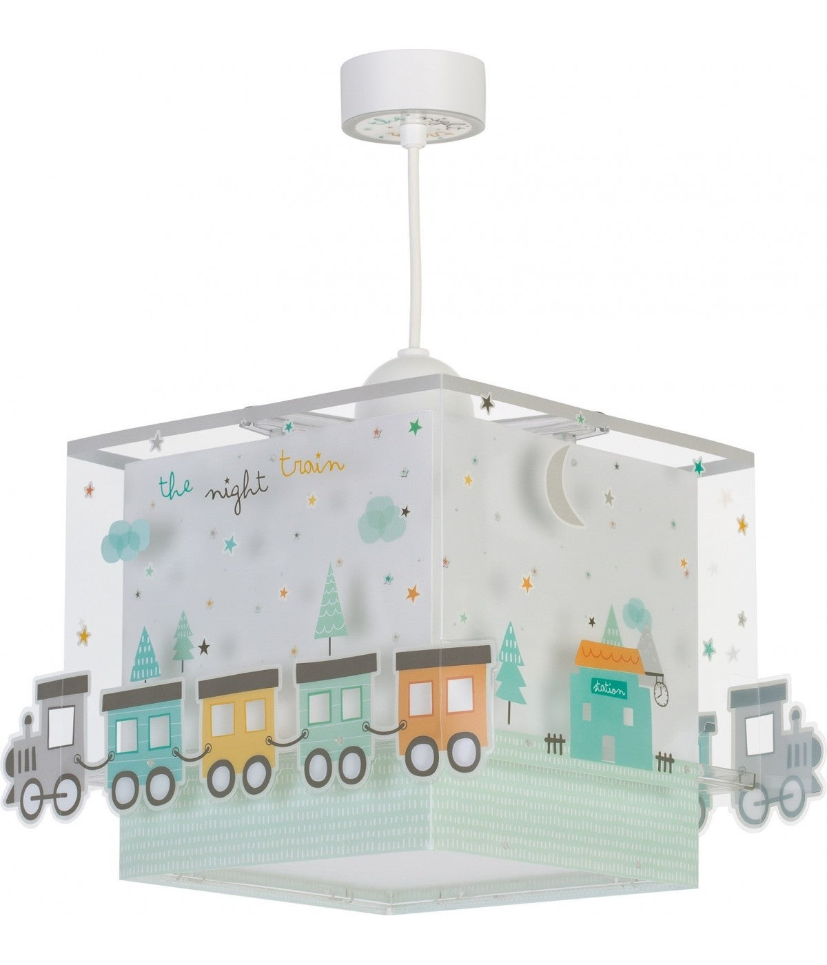 Kinderzimmer Deckenleuchte The Night Train – Bunter Zug