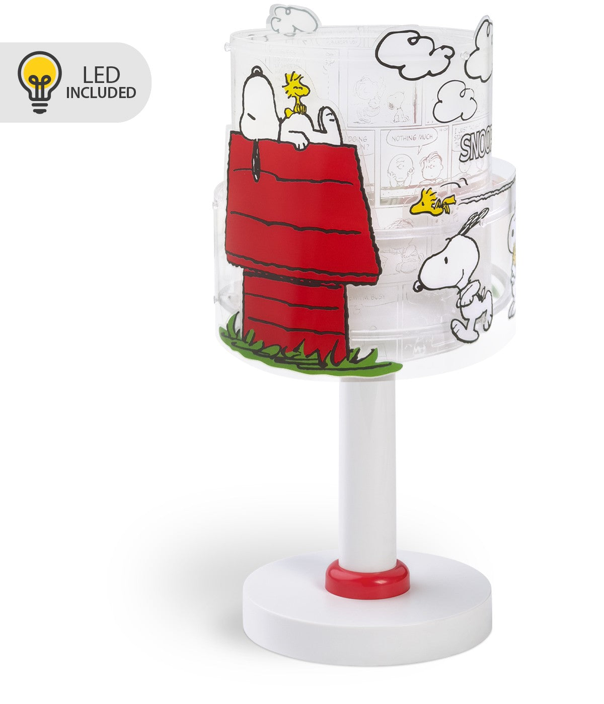 Kinder-Nachttischleuchte Snoopy
