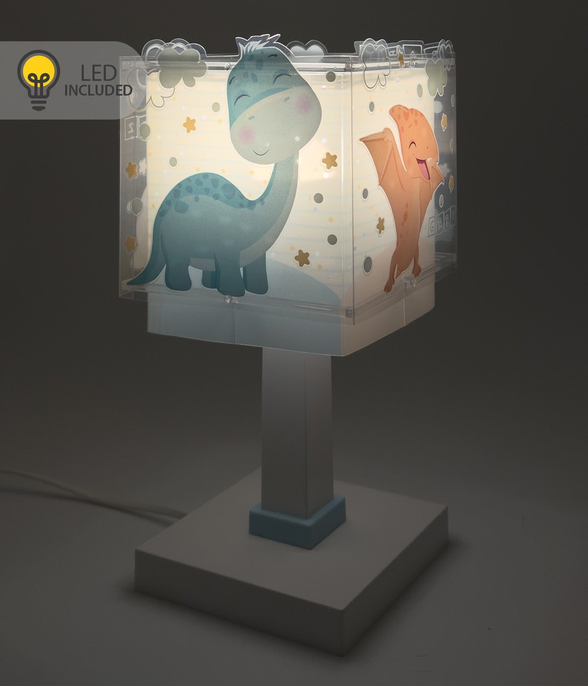 Kinder-Nachttischleuchte Baby Dinos – Kleine Dinosaurier