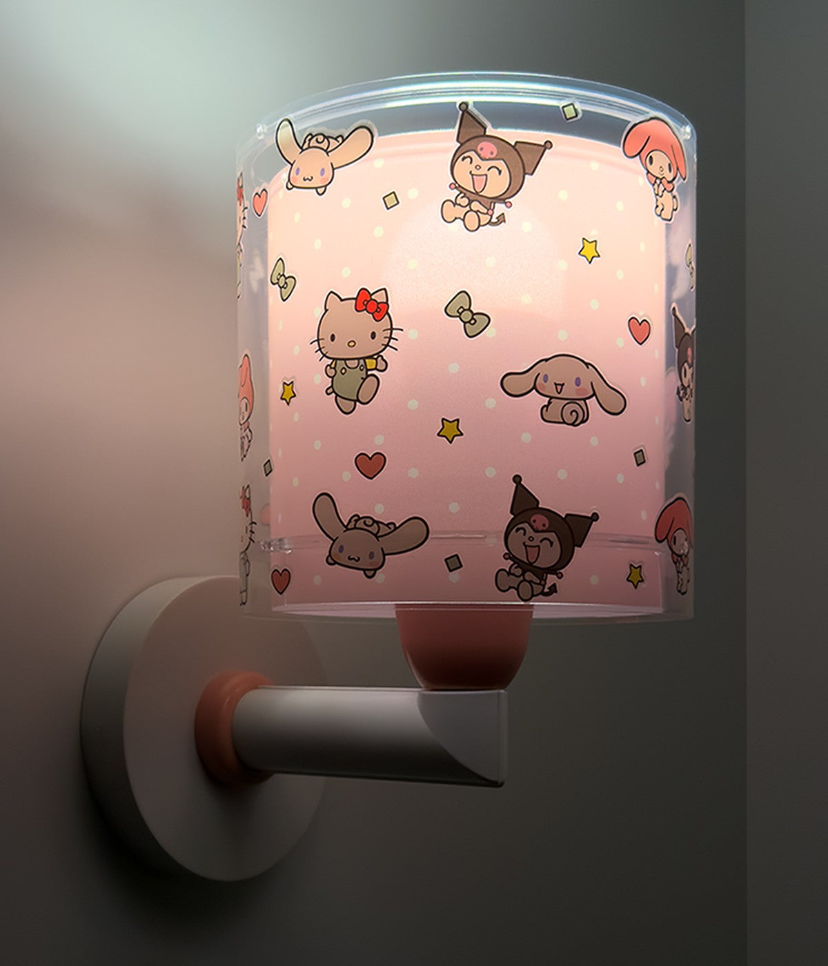 Wandleuchte Hello Kitty & Friends – Kuromi, My Melody & Cinnamoroll