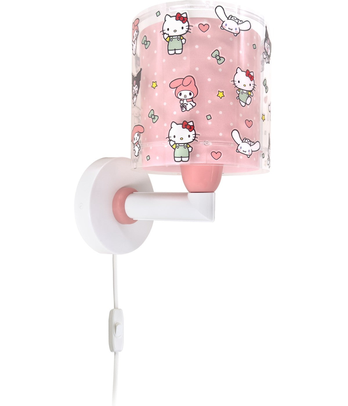 Wandleuchte Hello Kitty & Friends – Kuromi, My Melody & Cinnamoroll