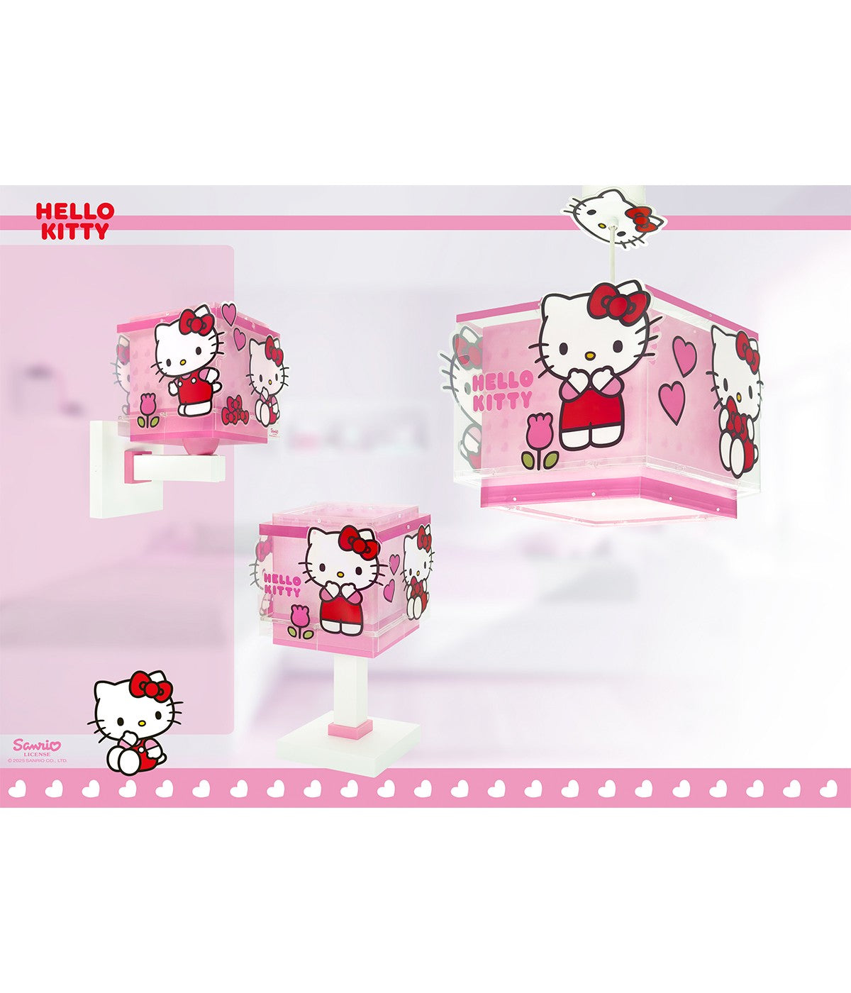 Wandleuchte Hello Kitty