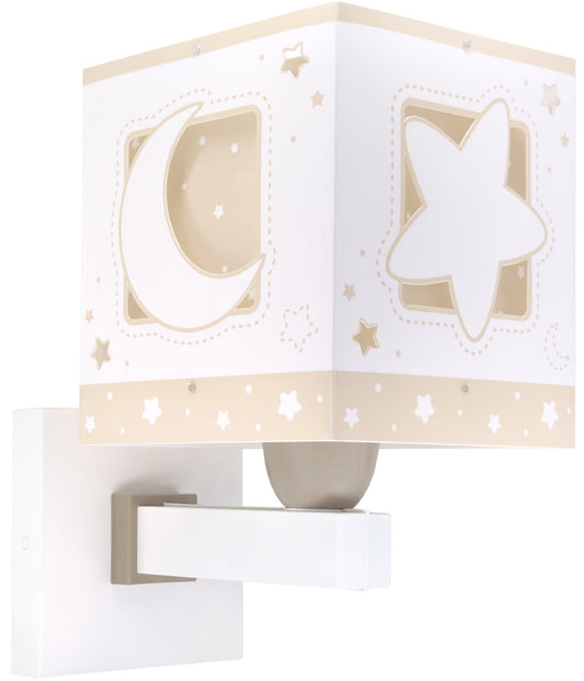 Wandleuchte Moonlight – Luna & Sterne Beige
