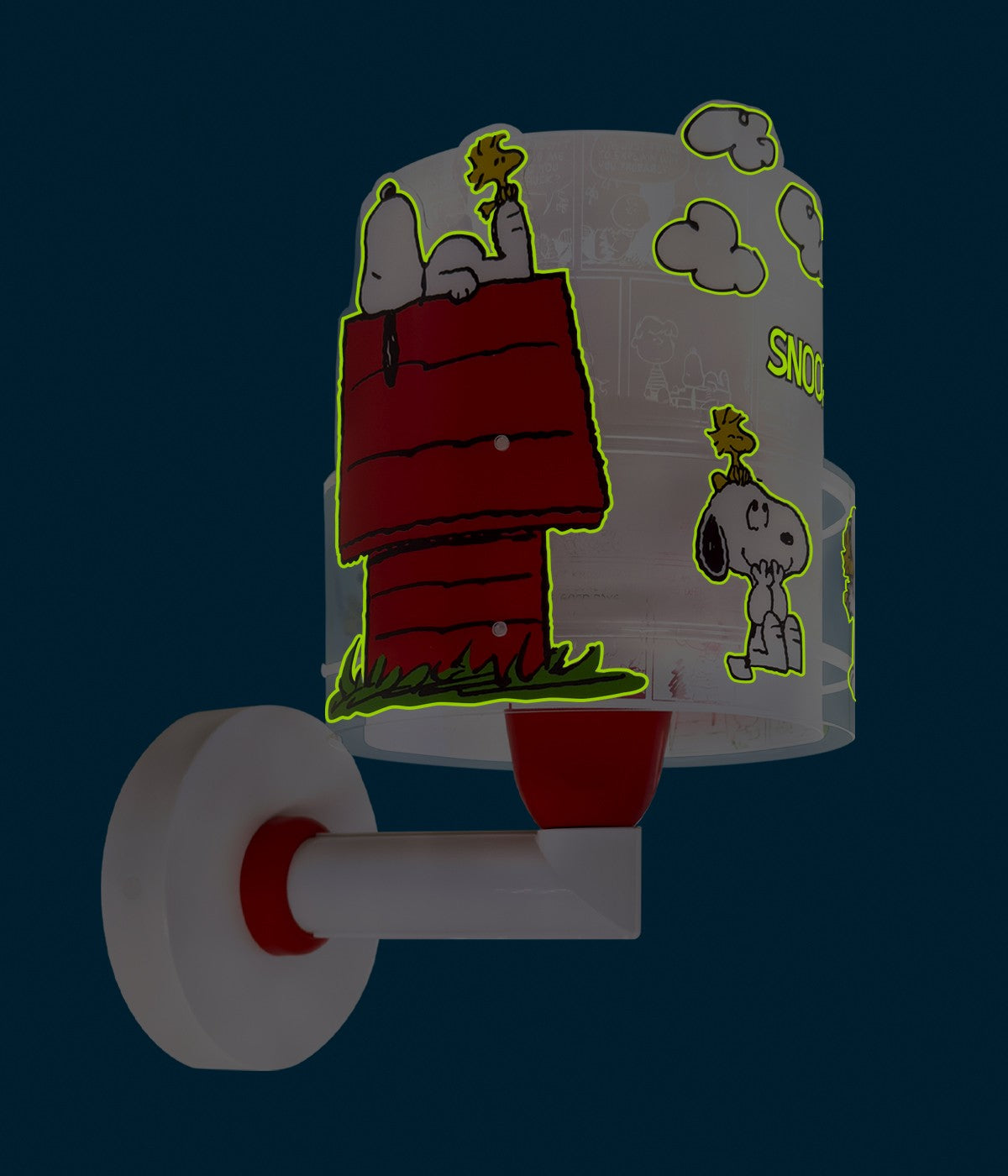 Wandleuchte Snoopy