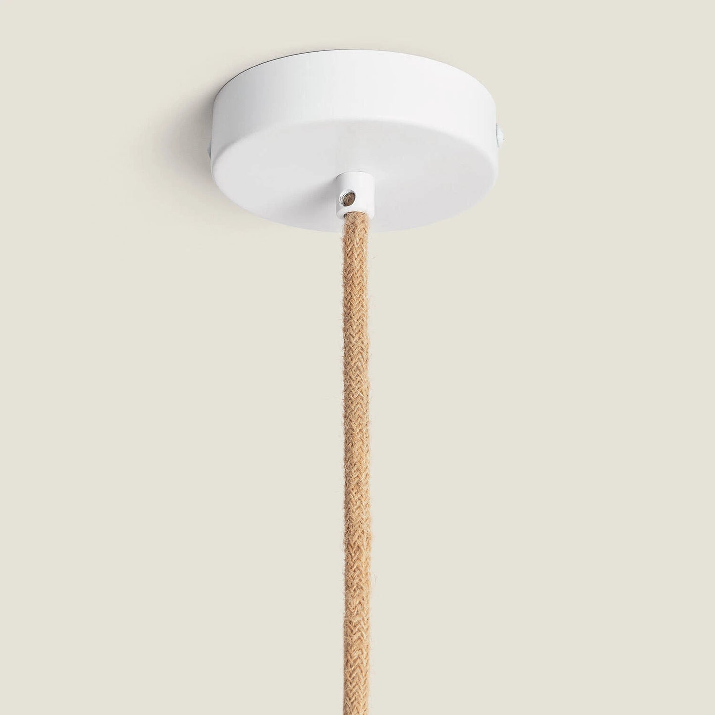 Pendelleuchte Hana aus Baumwollkordel | Natürliche Designleuchte für Wohnräume