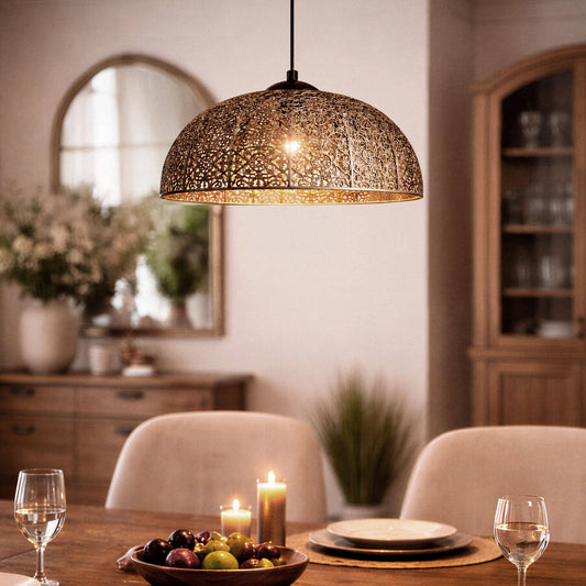 Pendelleuchte Aerba aus Metall | Metallleuchte im Vintage-Design