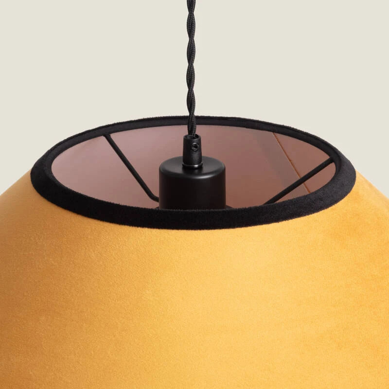 Pendelleuchte Trompa aus Samt | Warmes Licht für Esszimmer