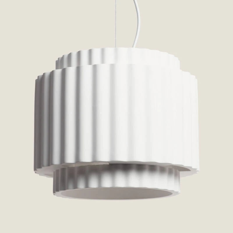 Double Colum Pendelleuchte | Gips