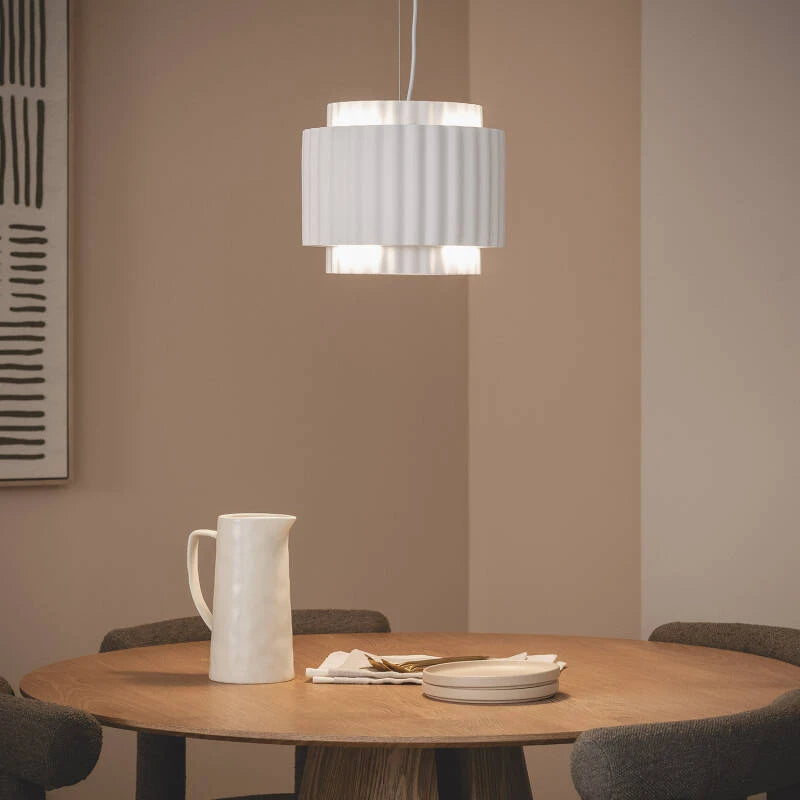 Double Colum Pendelleuchte | Gips