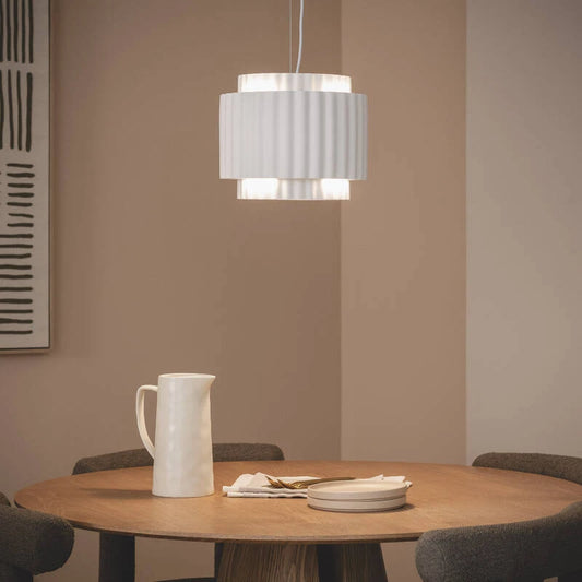 Double Colum Pendelleuchte | Gips
