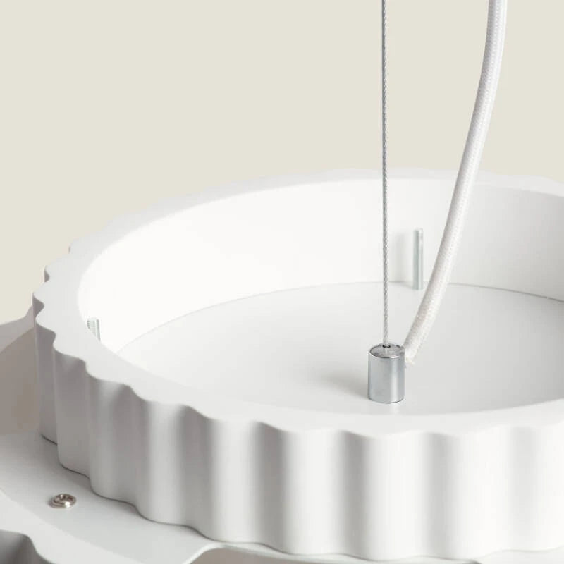 Double Colum Pendelleuchte | Gips