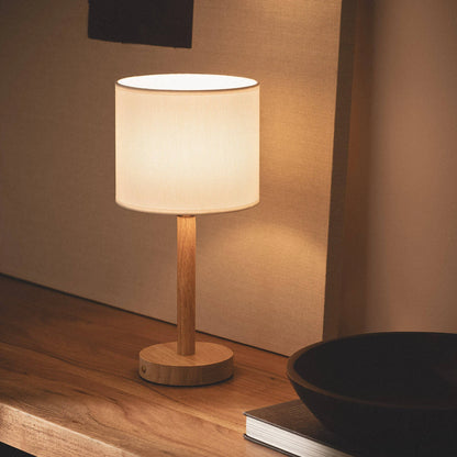 LED-Akku-Tischleuchte FOLGOSA | Natur | USB-aufladbar