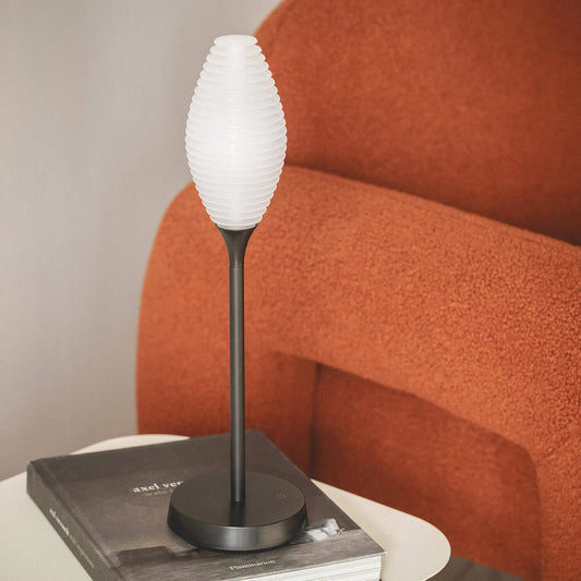 LED-Akku-Tischleuchte DUKUZA | Schwarz | Touchdimmer | IP44