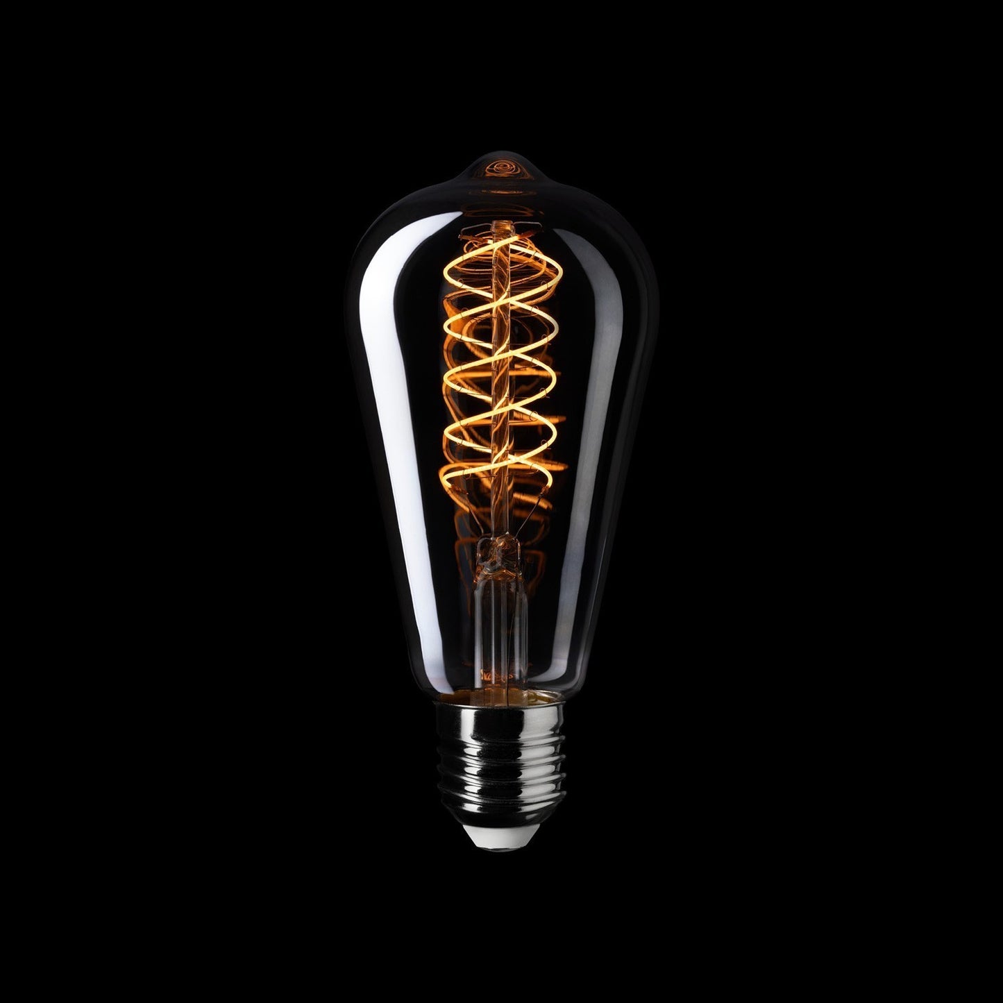 LED-Glühbirne Smoky Edison ST64 4,8W 250Lm E27 1800K dimmbar