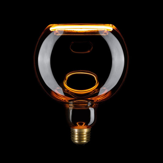 LED Globe G125 Smoky Ghost Line E27 6W 1900K CRI90 dimmbar | creativ-cables