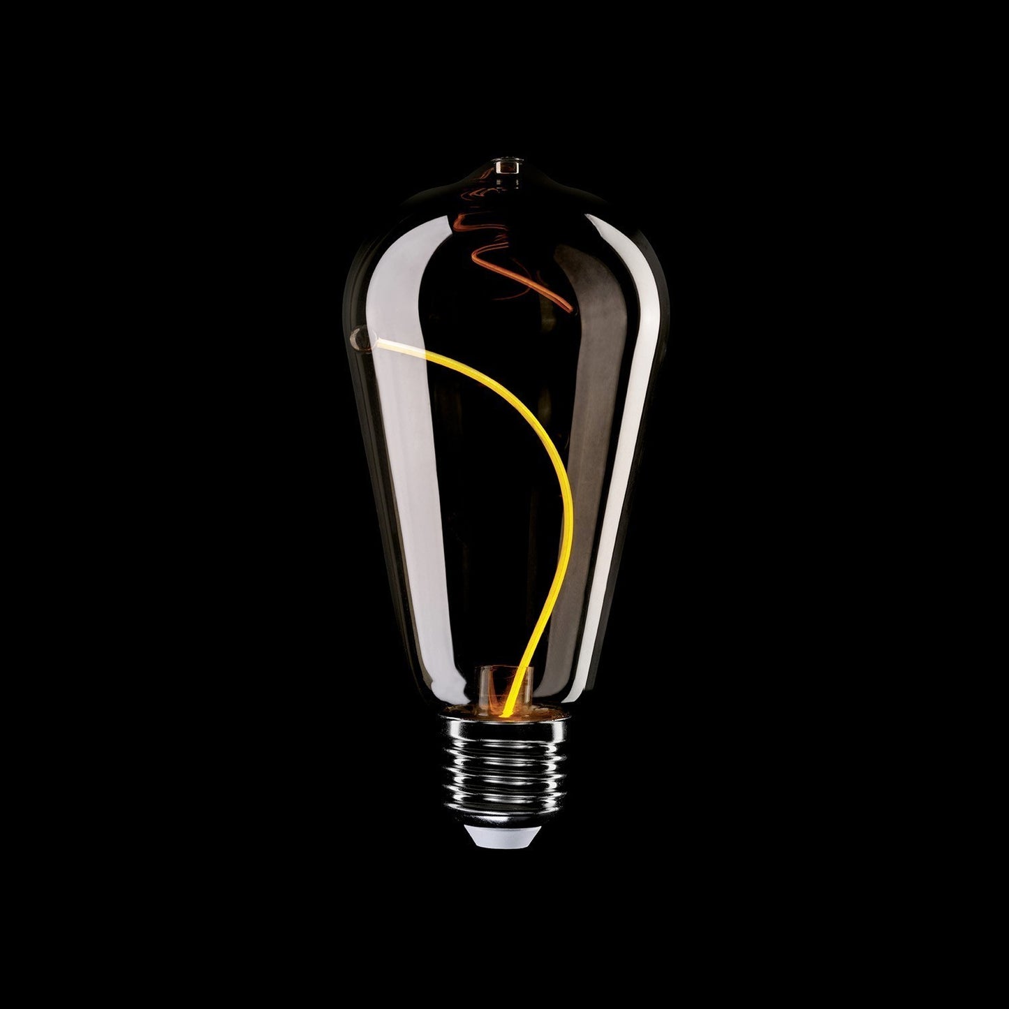LED Glühbirne Magnetic Deco Line Edison ST64 Smoky, 2,2W 60Lm E27 1800K