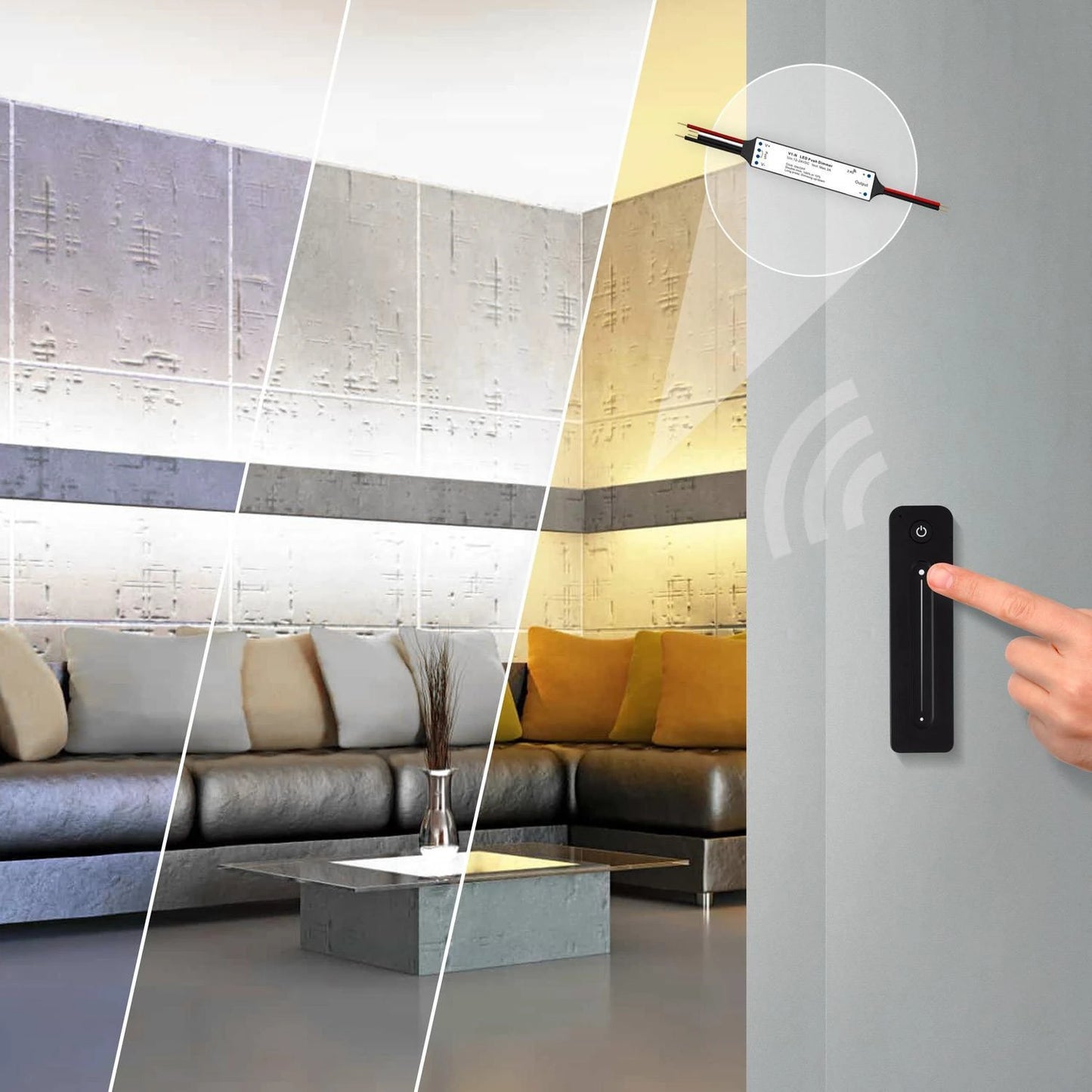 Fernbedienung Einfarbig SKYDANCE R11 für RF-Controller und Dimmer