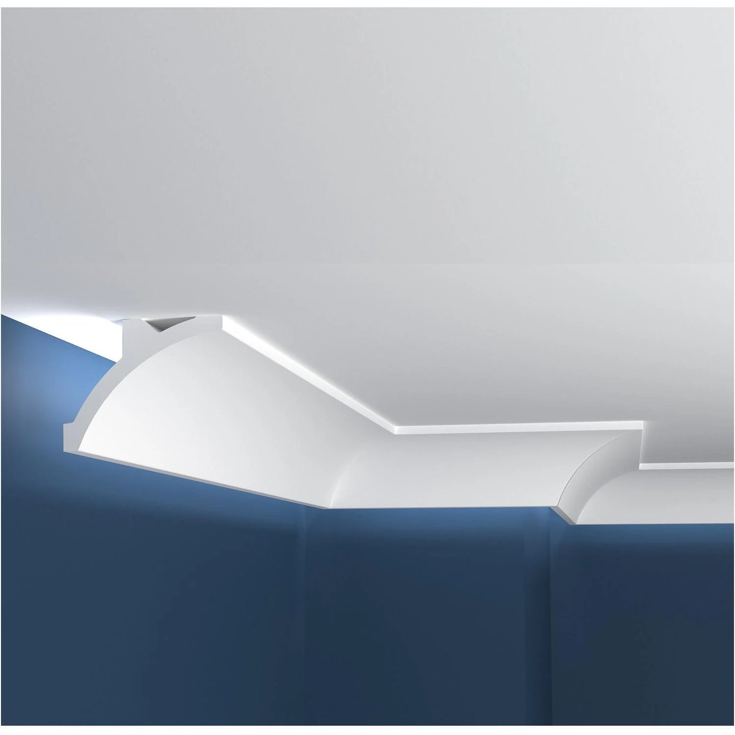 Sockelleiste für LED-Streifen 2m Bogen