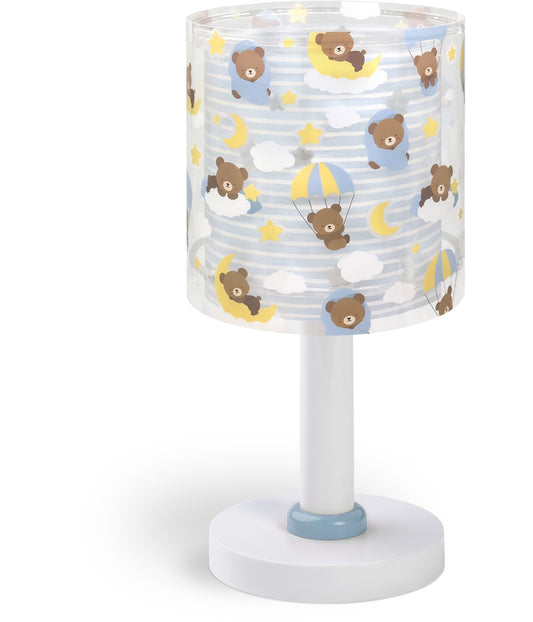 Kinder-Nachttischleuchte Baby Teddy – Blaue Teddybären