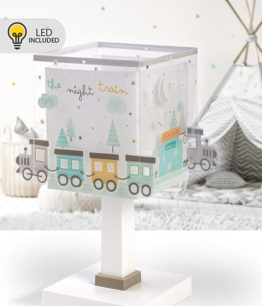 Kinder-Nachttischlampe The Night Train | Bunter Zug